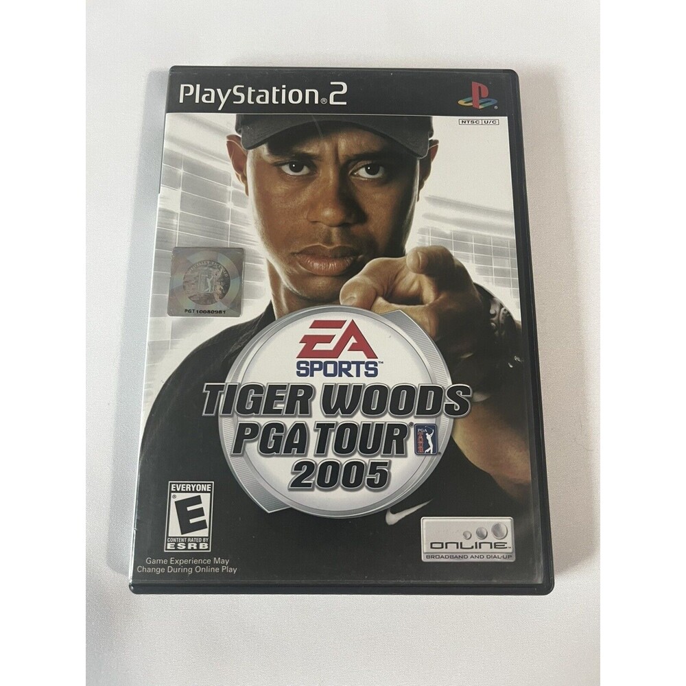Tiger Woods PGA Tour 2005 (Sony PlayStation 2, 2004) PS2 Complete with Manual